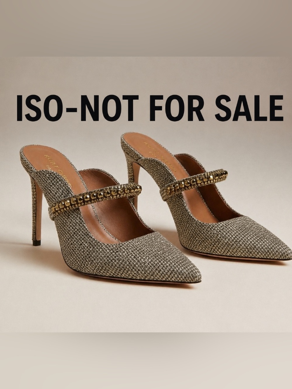 ISO!!!  Kurt Geiger Kensington Crystal Strap Duke Mules size EU 39/EU 40!